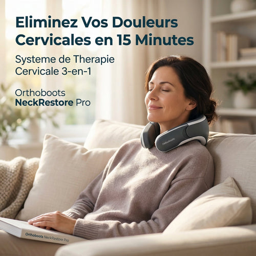 NeckRestore Pro | Systeme de Therapie Cervicale 3-en-1 TriTherapy
