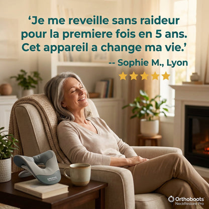 NeckRestore Pro | Systeme de Therapie Cervicale 3-en-1 TriTherapy