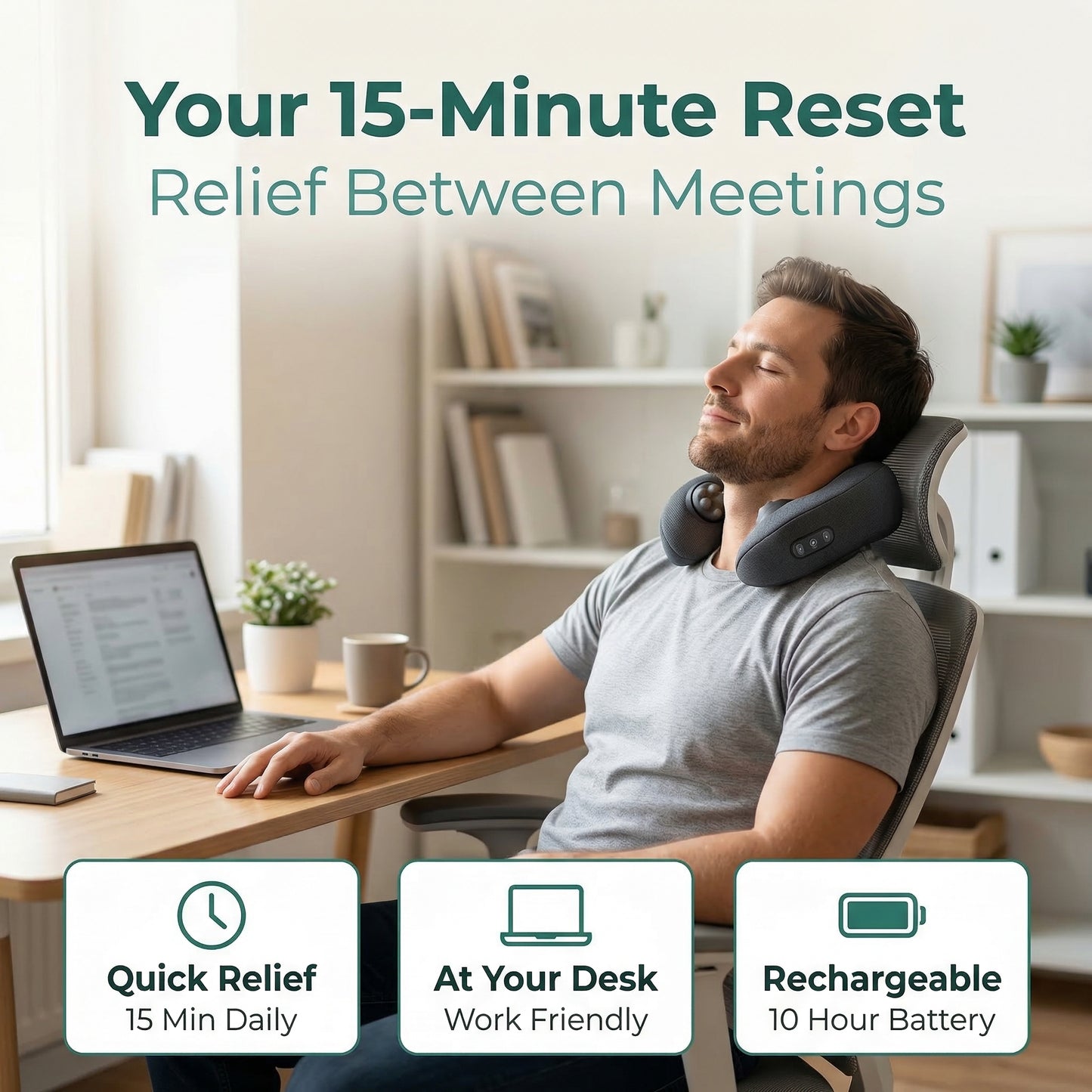 NeckRestore Pro™ — 3-in-1 Cervical Therapy System