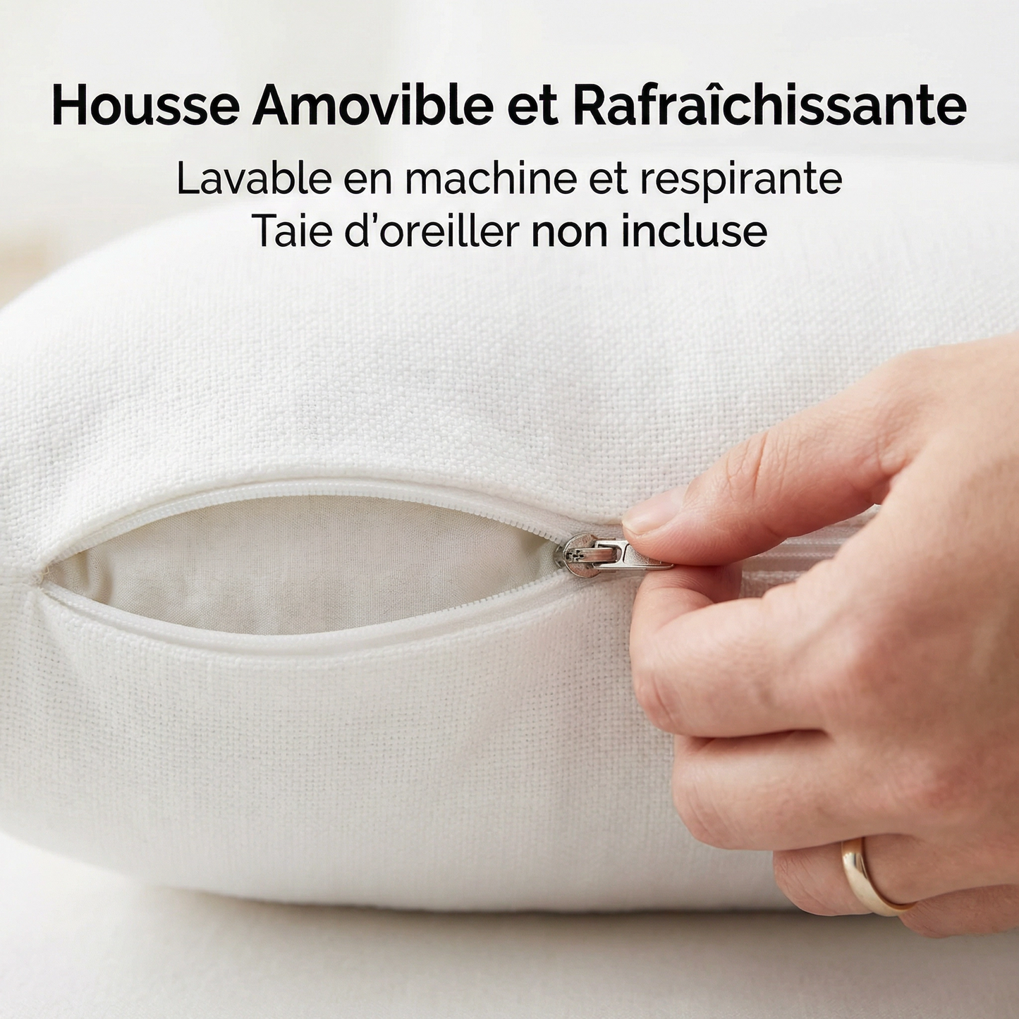 ELLOW™ - oreiller ergonomique breveté doté de 6 zones de sommeil