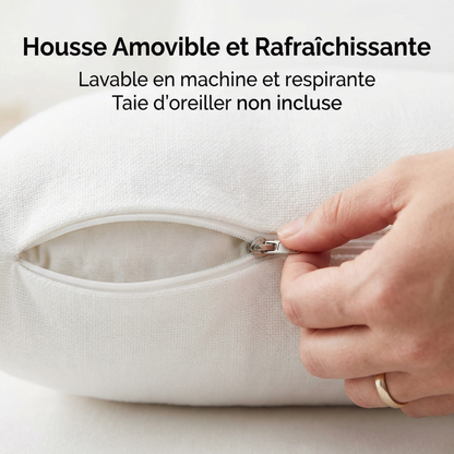 ELLOW™ - oreiller ergonomique breveté doté de 6 zones de sommeil