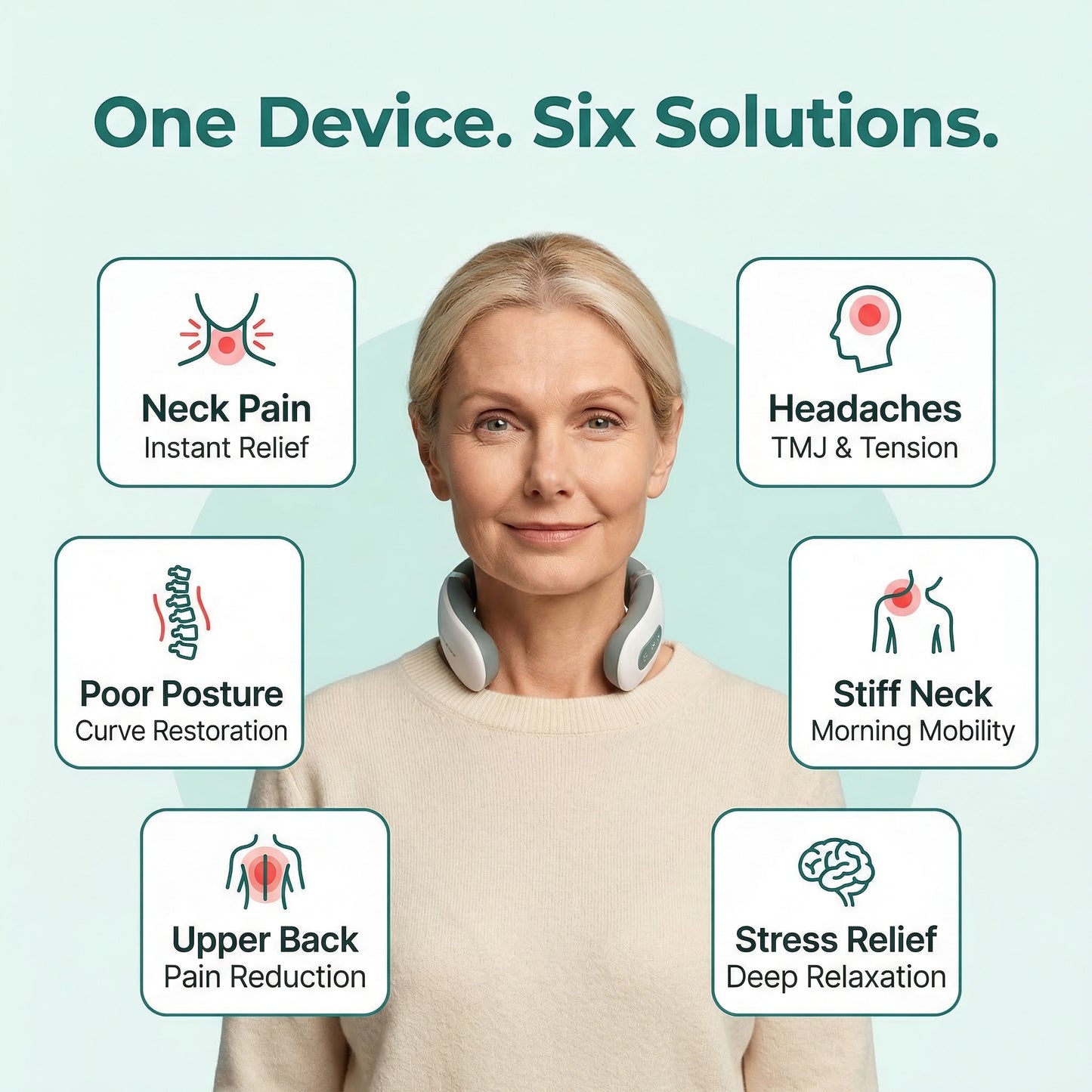 NeckRestore Pro™ — 3-in-1 Cervical Therapy System