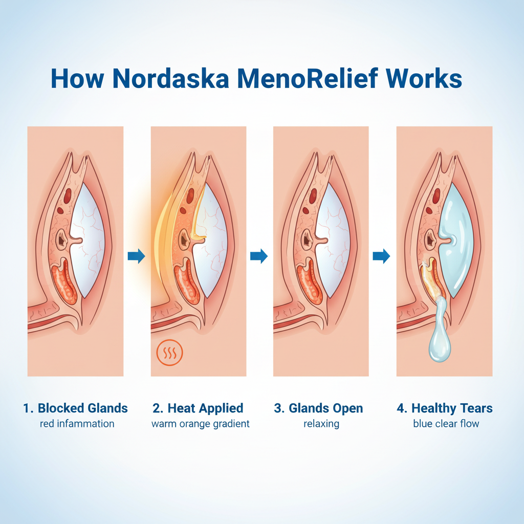 Nordaska MenoRelief™ Heated Eye Mask