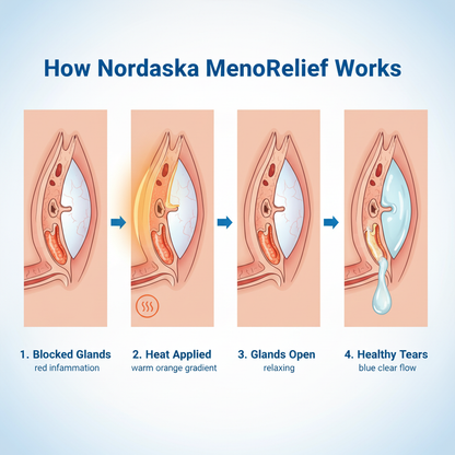 Nordaska MenoRelief™ Heated Eye Mask