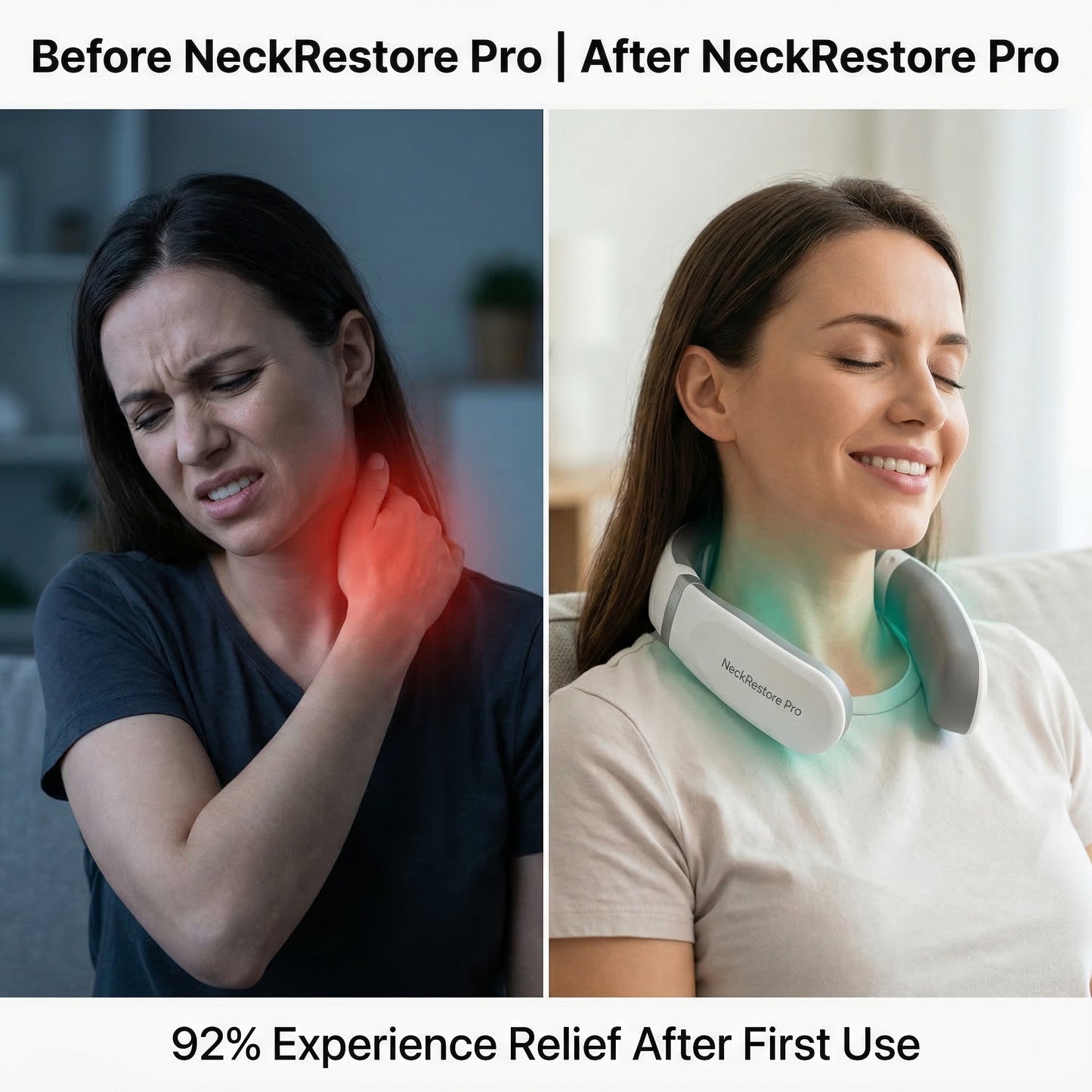 NeckRestore Pro™ — 3-in-1 Cervical Therapy System