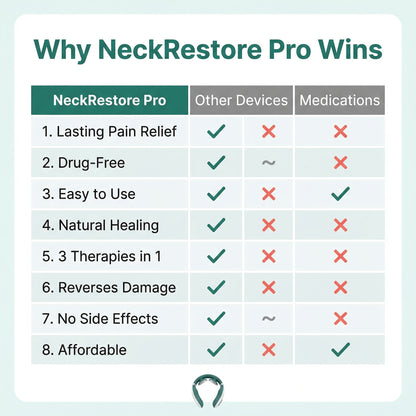 NeckRestore Pro™ — 3-in-1 Cervical Therapy System