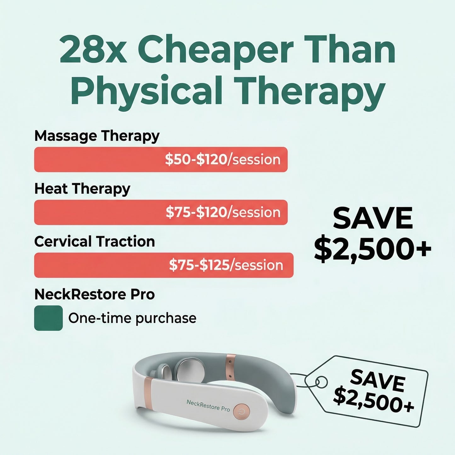 NeckRestore Pro™ — 3-in-1 Cervical Therapy System