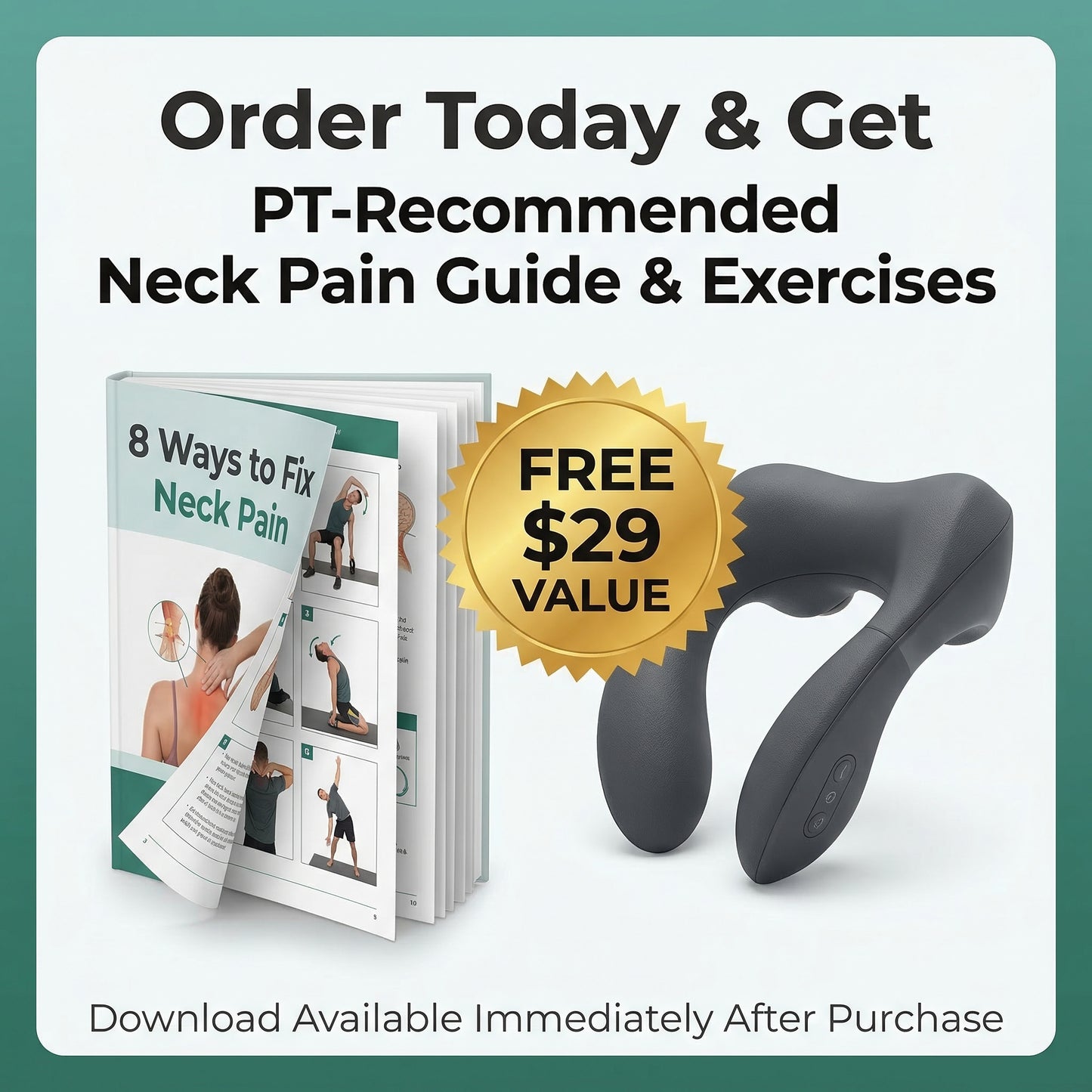 NeckRestore Pro™ — 3-in-1 Cervical Therapy System