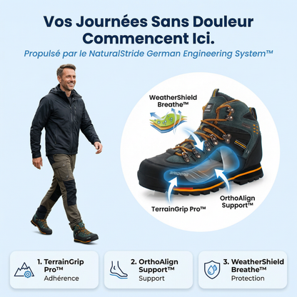 BRIDENG - Chaussures de randonnée antidérapantes 3G