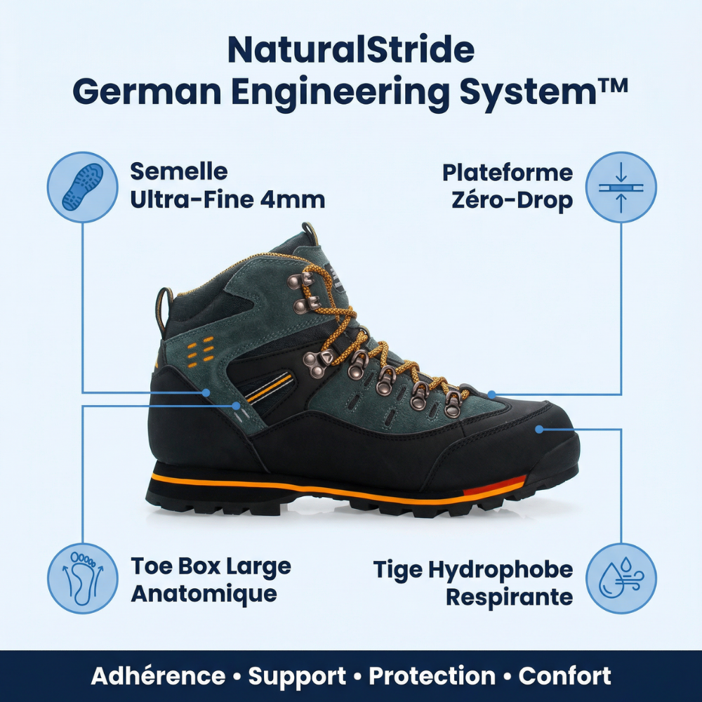 BRIDENG - Chaussures de randonnée antidérapantes 3G