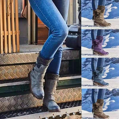 Women's Mid-Calf Winter Boots - Snobo
