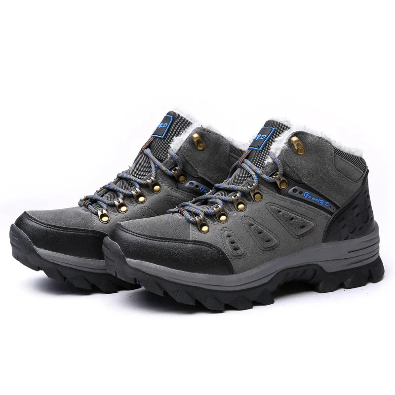 RANAO - Men's hiking boots, lined and wide fit