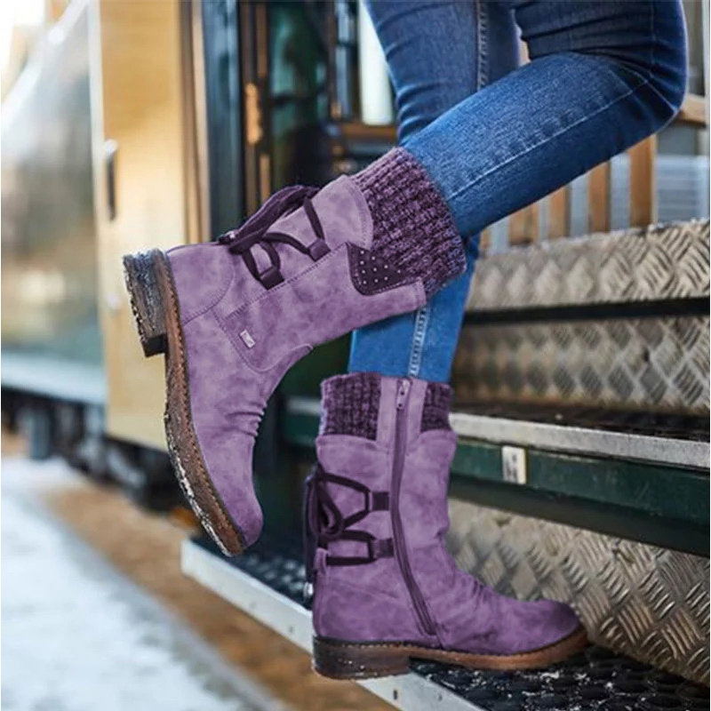 Women's Mid-Calf Winter Boots - Snobo