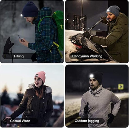 3-in-1 winter beanie - smarthood (with built-in Bluetooth music)