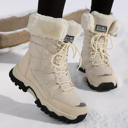 Sumya – Warm snow boots with fur collar