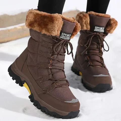 Sumya – Warm snow boots with fur collar