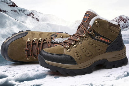 RANAO - Men's hiking boots, lined and wide fit