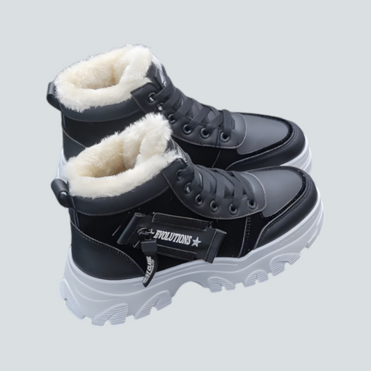 Nina – Trendy winter boots with faux fur lining