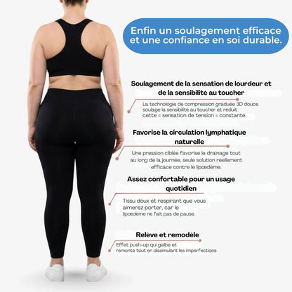 Leggings MoveLift 3D – Dites adieu naturellement à la douleur et au gonflement du lipœdème.