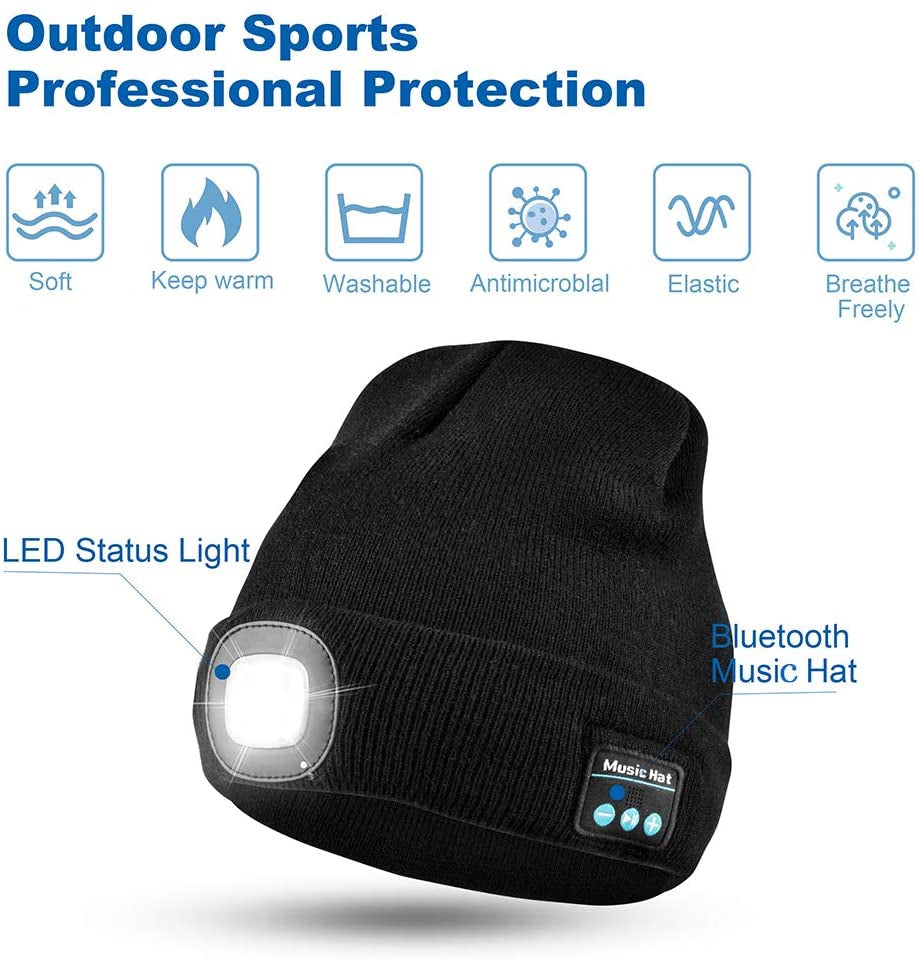 3-in-1 winter hat - smarthood (with built-in Bluetooth music)