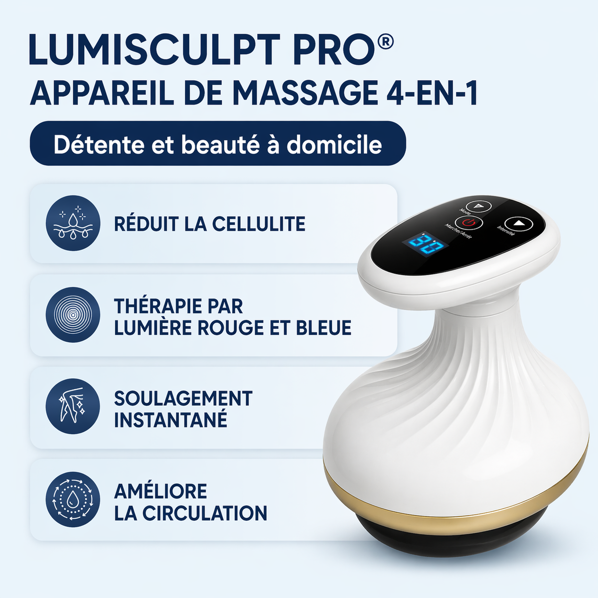 Nordaska Lumisculpt Pro - Masseur Corporel 4-en-1 - image 3