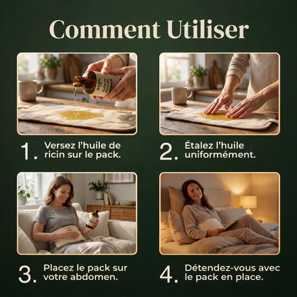 Ensemble Detox Huile de Ricin