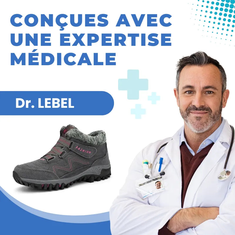 OrthoBoots™ - Fur-Lined Winter Hiking Boots