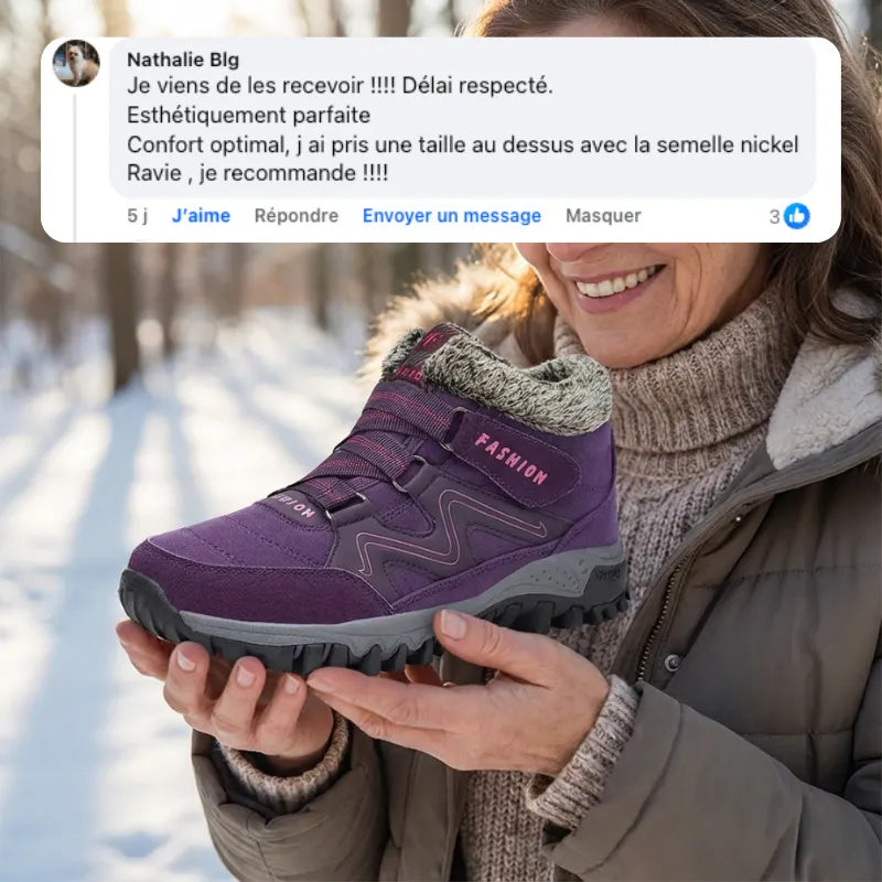OrthoBoots™ - Fur-Lined Winter Hiking Boots