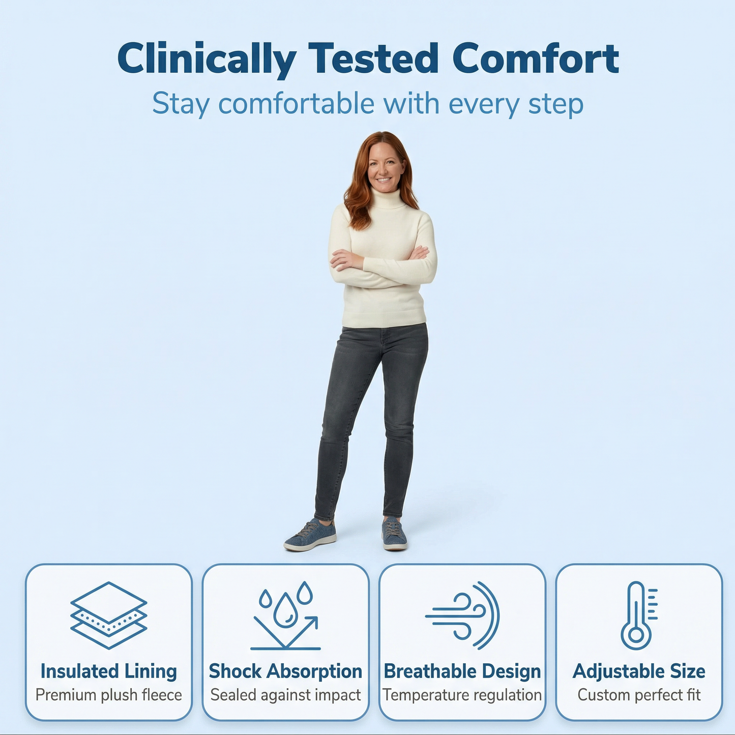 Plush orthopedic insole - NovaStep