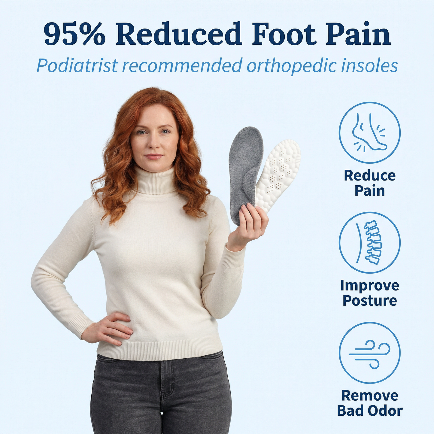 Plush orthopedic insole - NovaStep