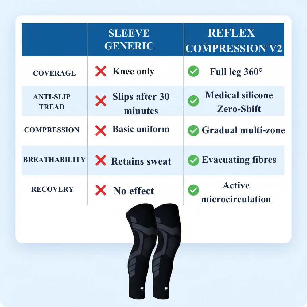 Reflex - Compression Support V2 for Knees and Legs