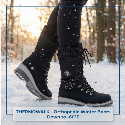 Orthopedic winter boots for women - (down to - 60°F) - ThermoWalk