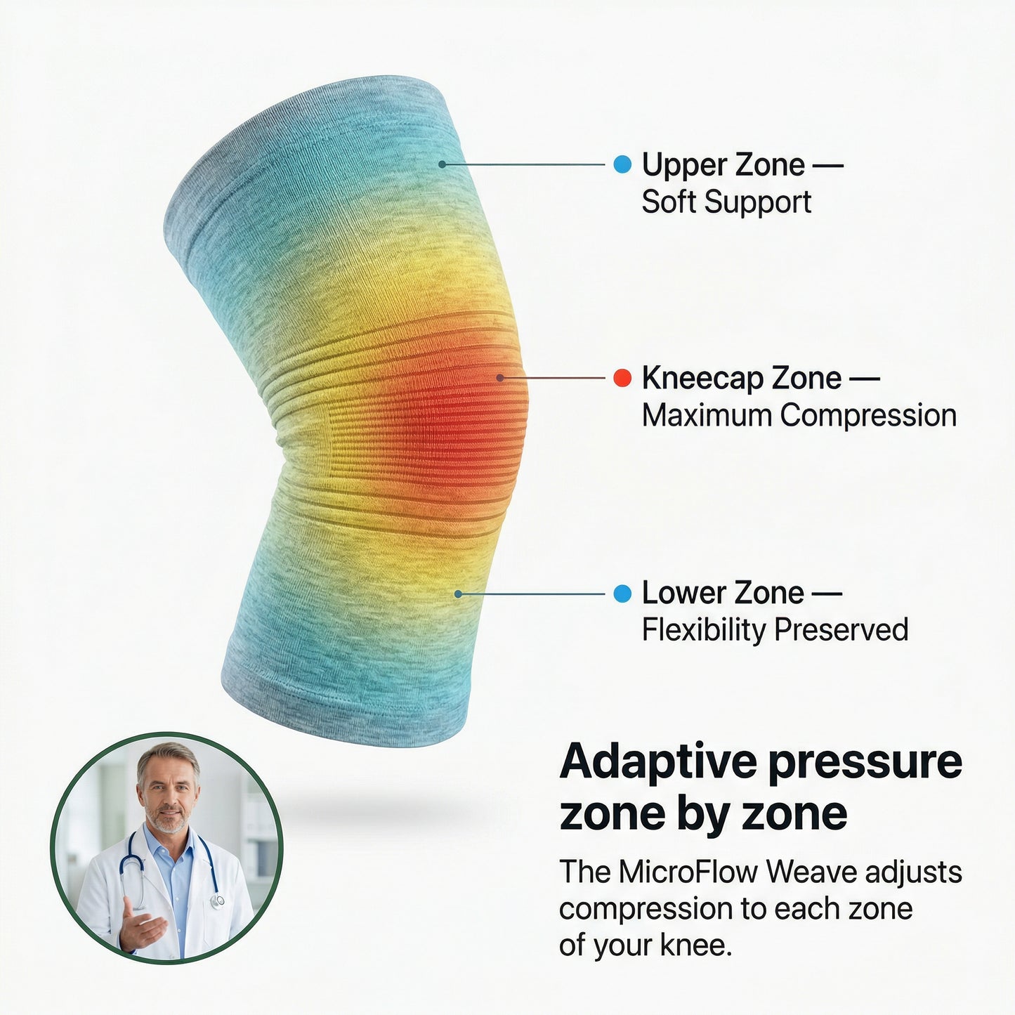 Premium Bamboo Knee Sleeve