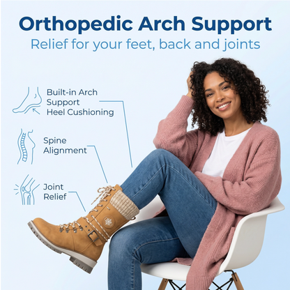 Orthopedic winter boots for women - (down to - 60°F) - ThermoWalk .