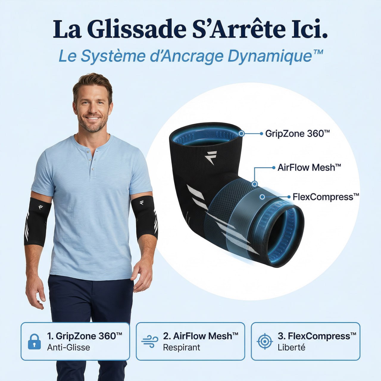 Codflit - Supports de compression pour coudes