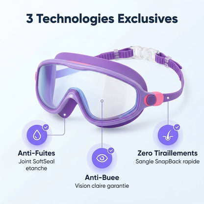 Lunettes de plongée pour enfants et adultes -  Splashy™