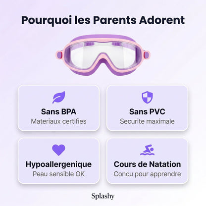 Lunettes de plongée pour enfants et adultes -  Splashy™