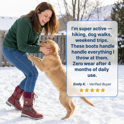 Orthopedic winter boots for women - (down to - 60°F) - ThermoWalk .
