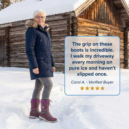 Orthopedic winter boots for women - (down to - 60°F) - ThermoWalk