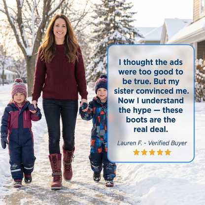 Orthopedic winter boots for women - (down to - 60°F) - ThermoWalk .