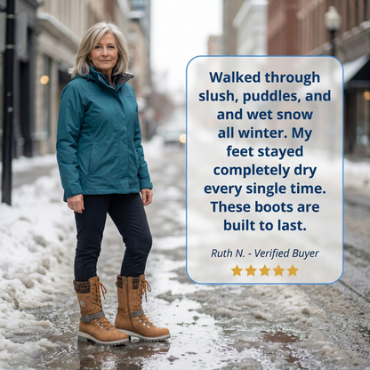 Orthopedic winter boots for women - (down to - 60°F) - ThermoWalk