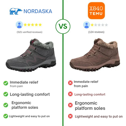 OrthoBoots™ - Fur-lined winter hiking boots