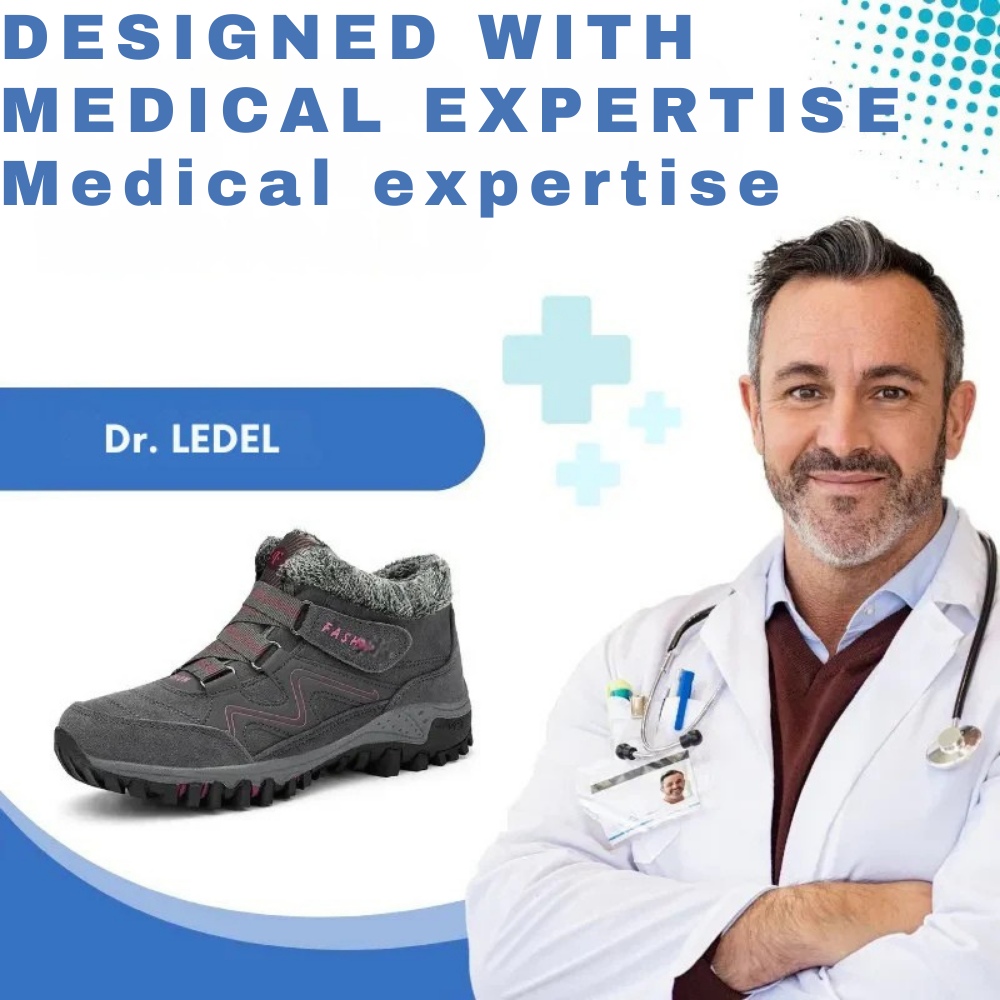 OrthoBoots™ - Fur-lined winter hiking boots
