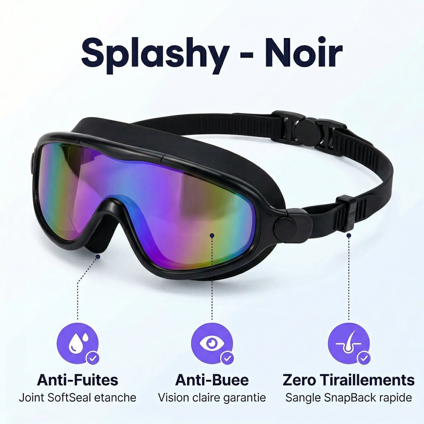 Lunettes de plongée pour enfants et adultes -  Splashy™